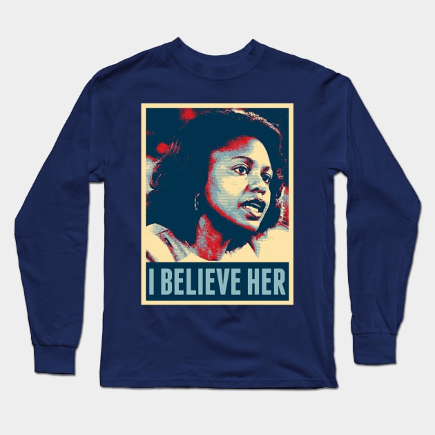 Anita Hill I believe Her Long Sleeve T-Shirt by skittlemypony